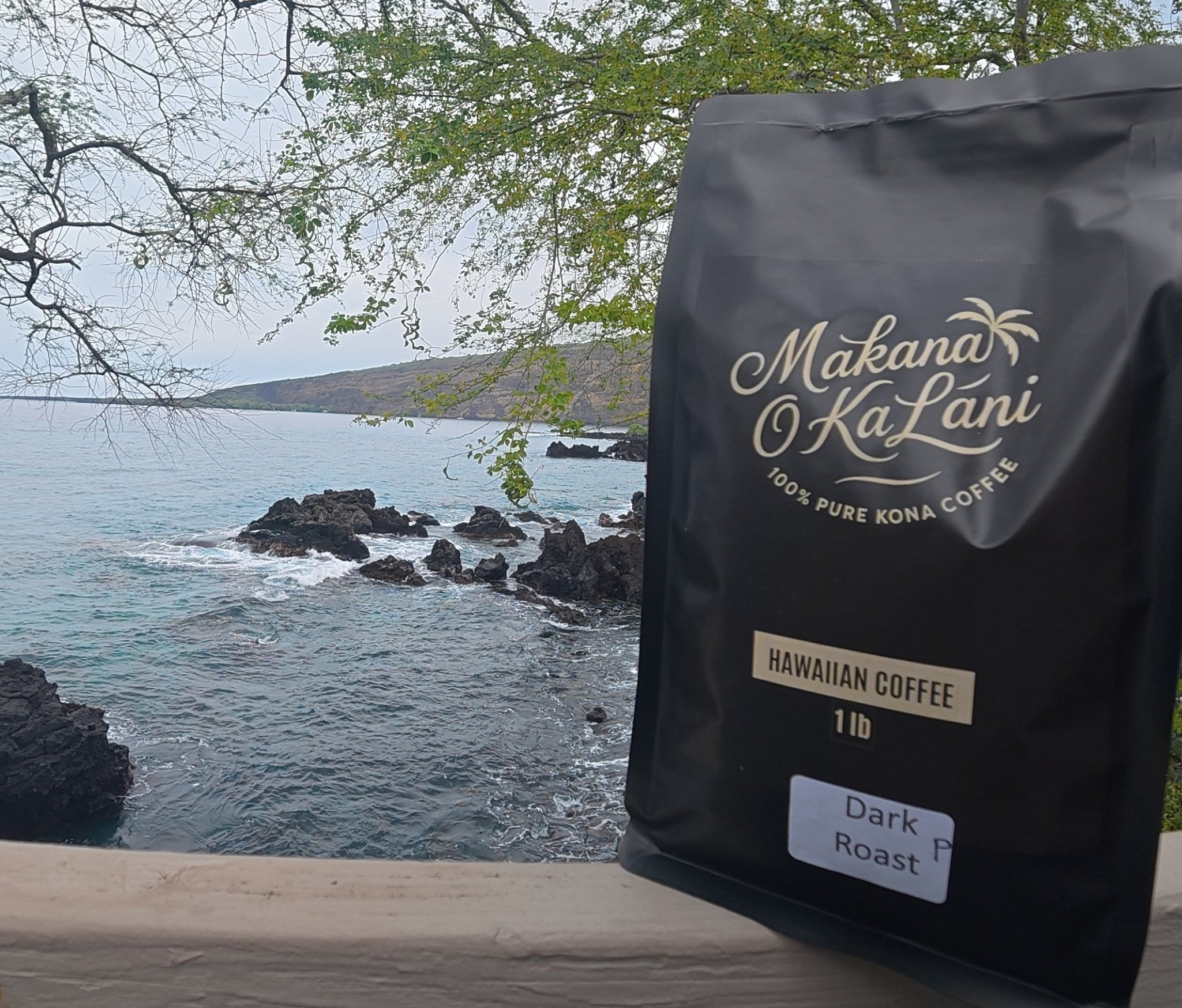 Dark Roast Kona Coffee 1 pound