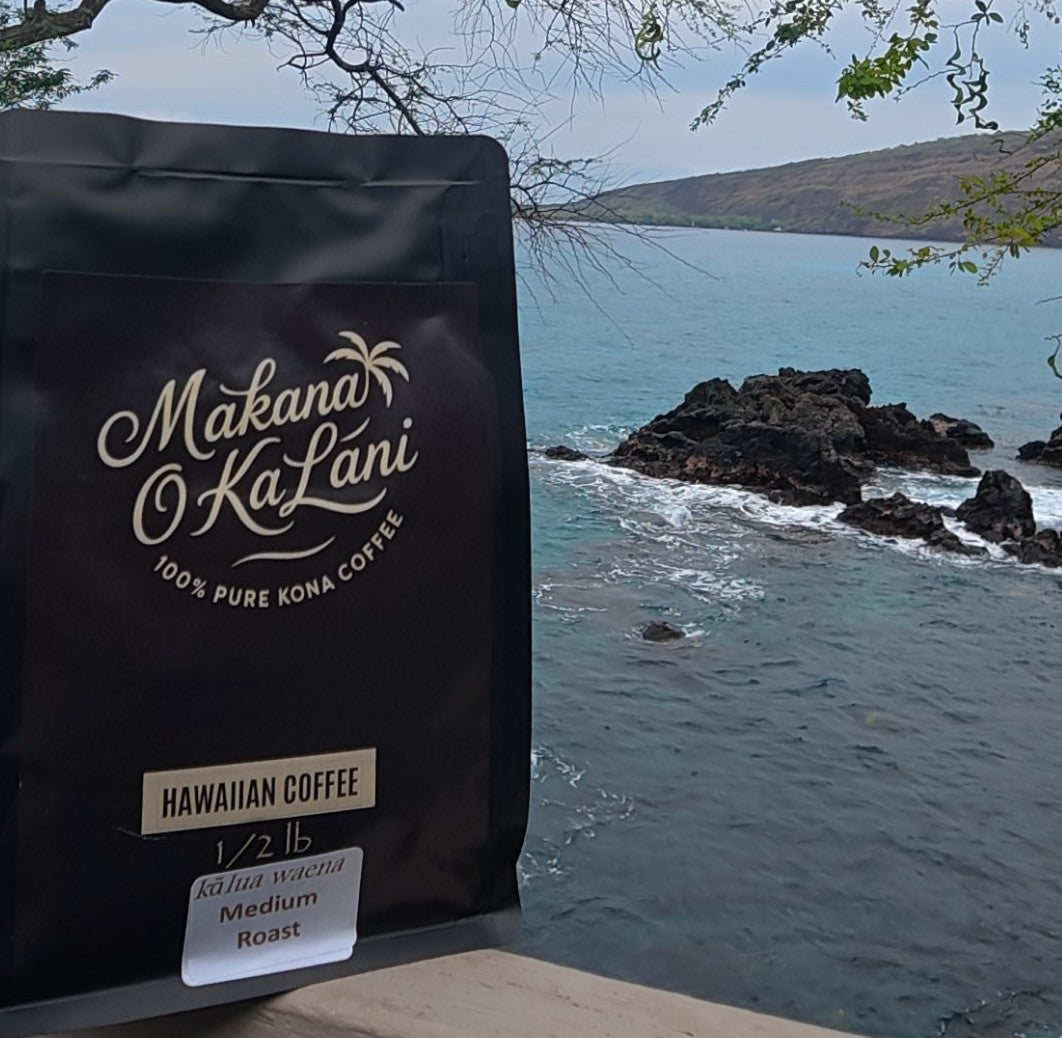 Medium Roast Kona Coffee Half Pound